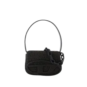 1Dr Shoulder Bag - Leather - Black