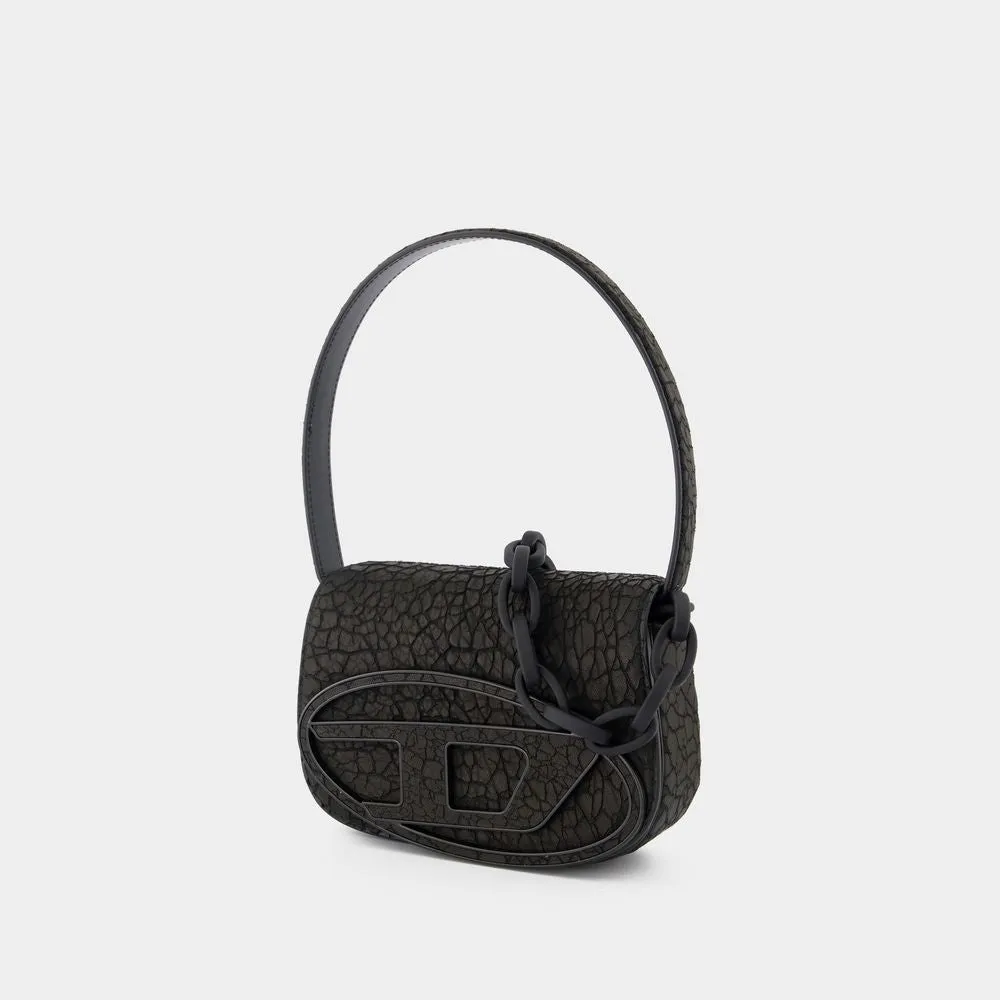 1Dr Shoulder Bag - Leather - Black