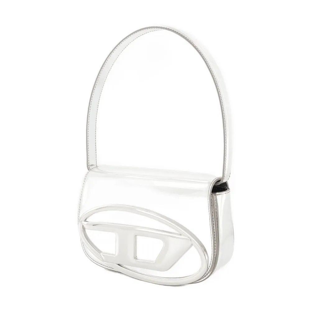 1Dr Shoulder Bag - Leather - Silver