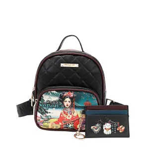 2 PIECE GIFT SET (Mini Backpack   Card Holder)