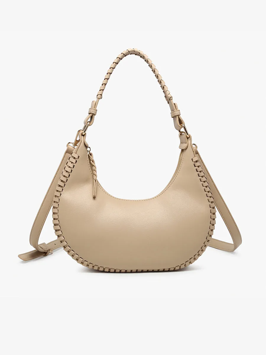 Aria Whipstitch Shoulder Bag