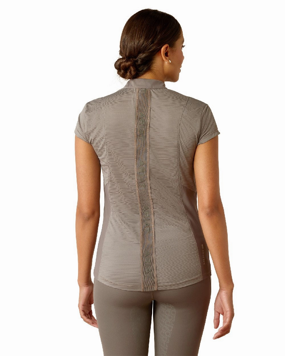 Ariat Womens Breathe Quarter Zip Short Sleeve Baselayer