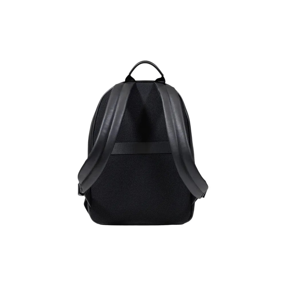 Armani Exchange Black Polyester Backpack