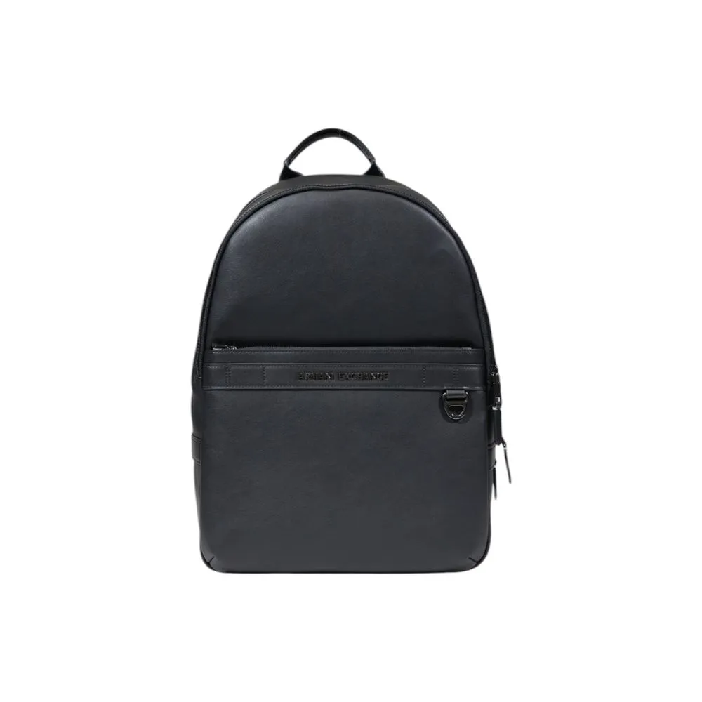Armani Exchange Black Polyester Backpack