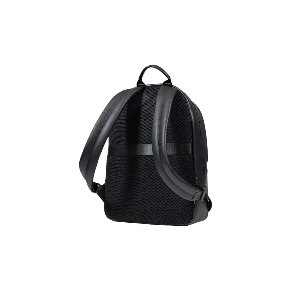 Armani Exchange Black Polyester Backpack