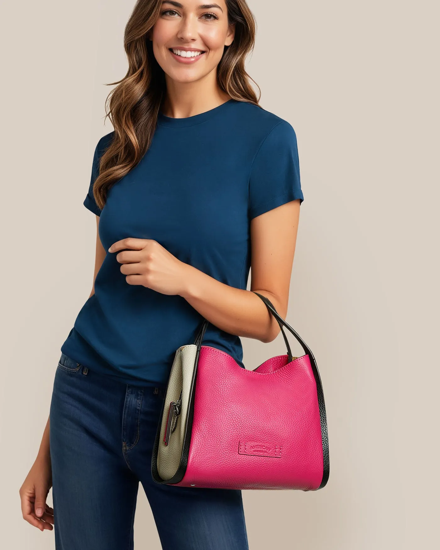 Auburn Triple Compartment Convertible Crossbody