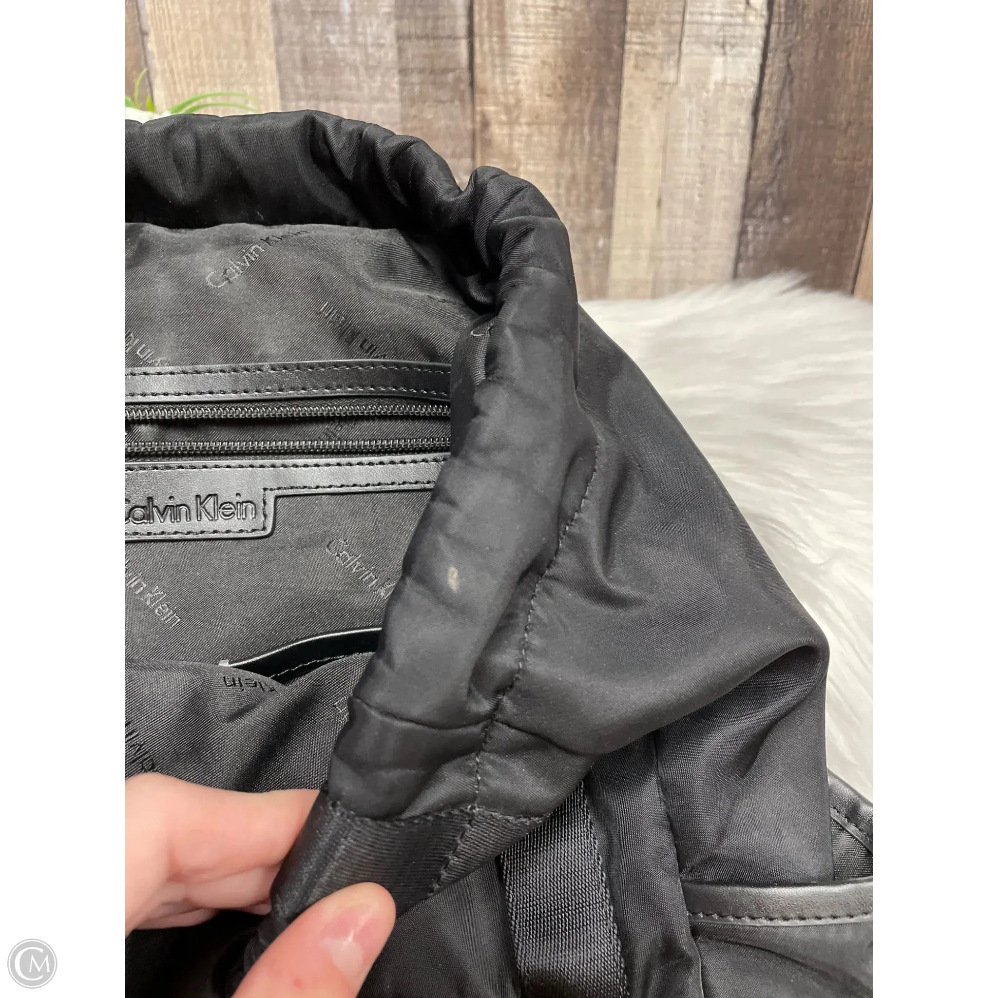 Backpack By Calvin Klein, Size: Medium