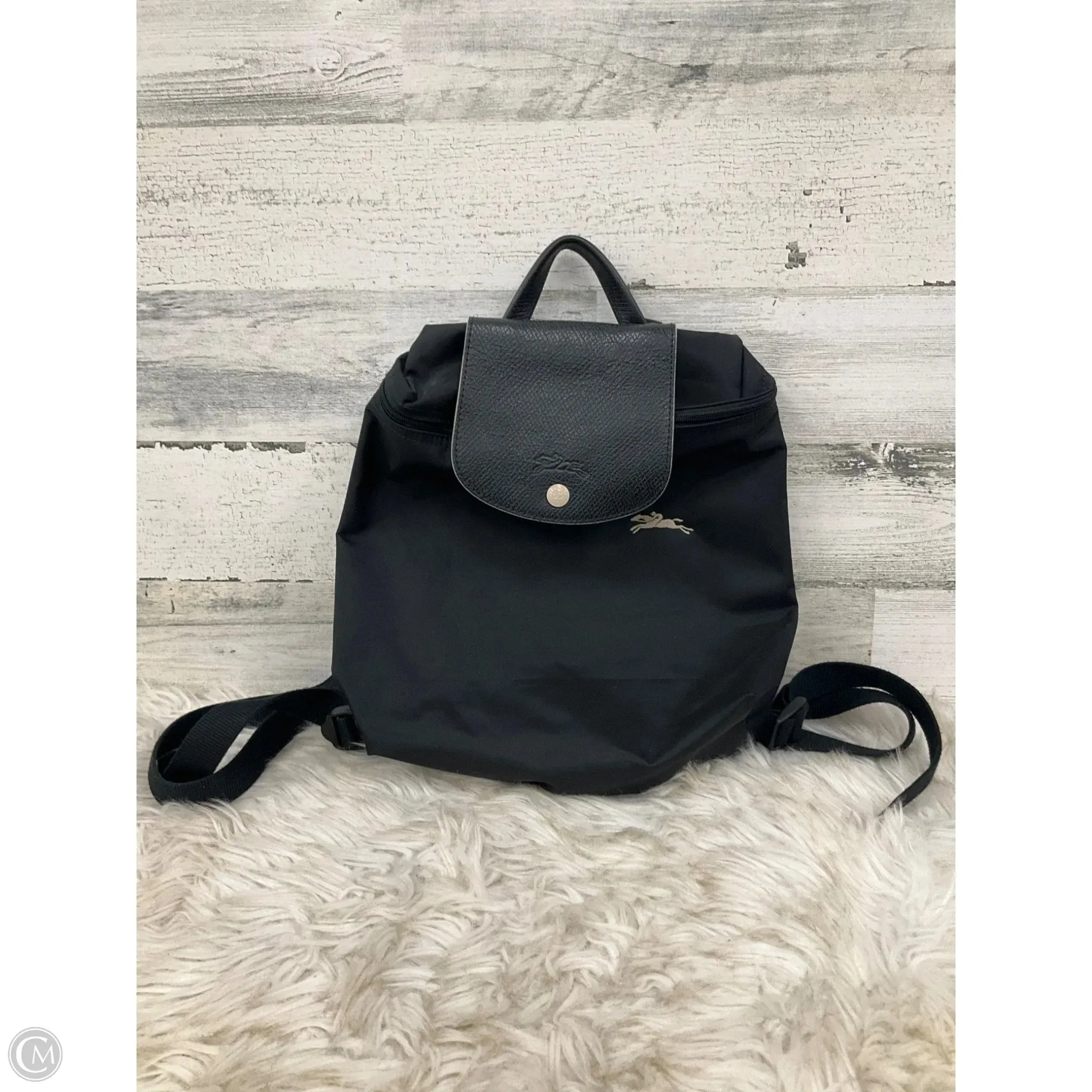 Backpack Designer By Longchamp, Size: Medium