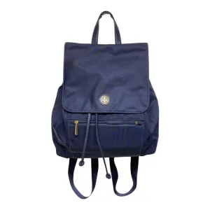 Backpack Designer By Tory Burch In Navy, Size:Medium