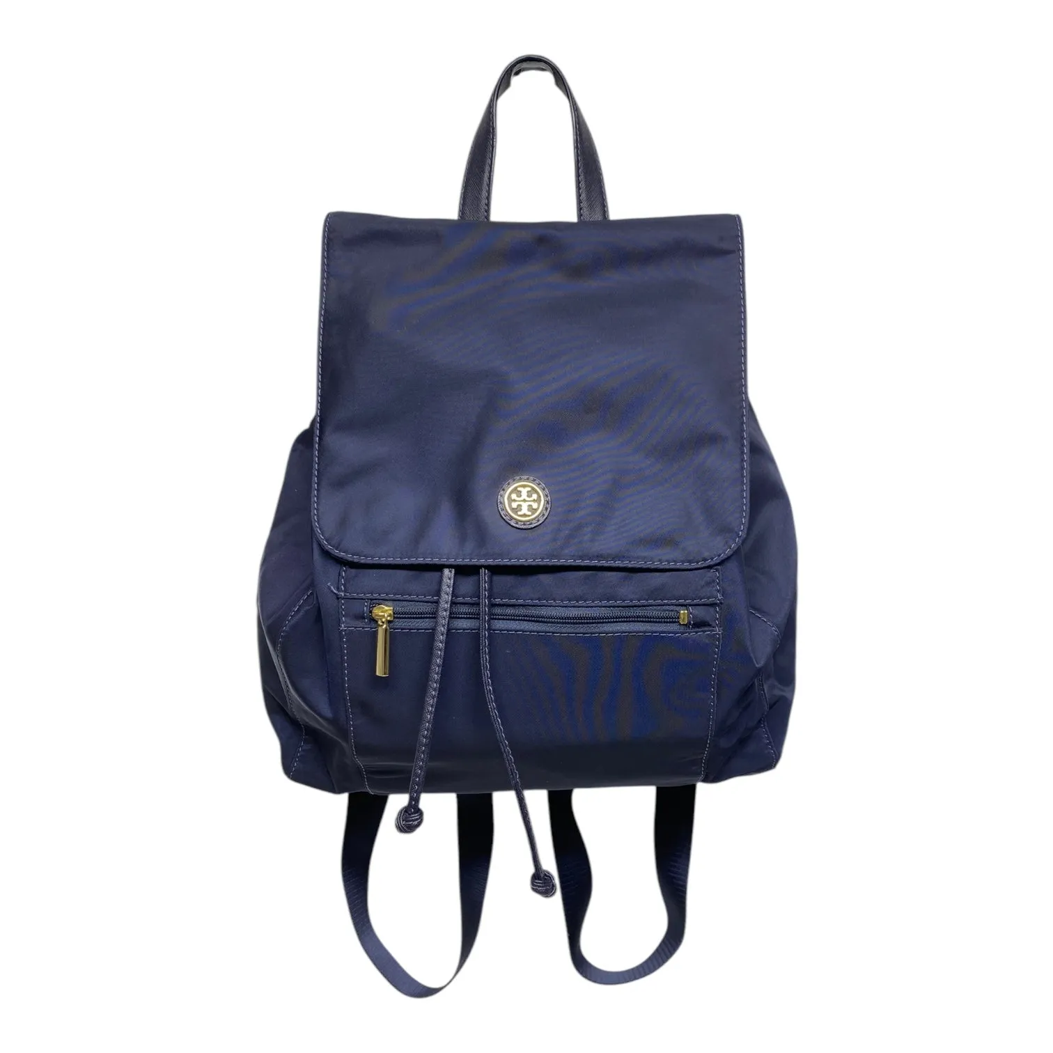 Backpack Designer By Tory Burch In Navy, Size:Medium