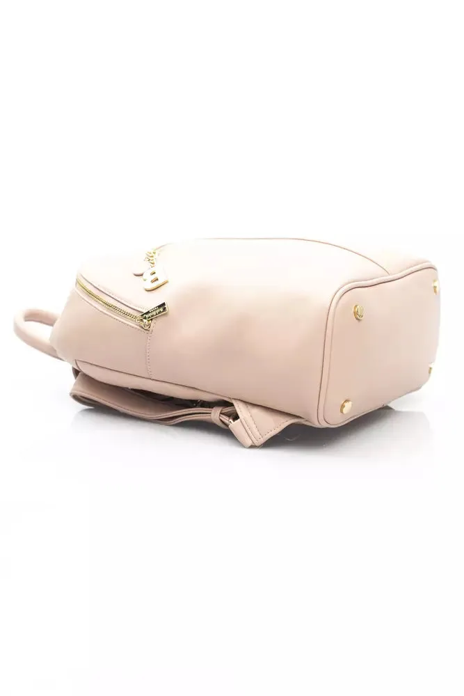 Baldinini Trend Pink Polyethylene Women Backpack