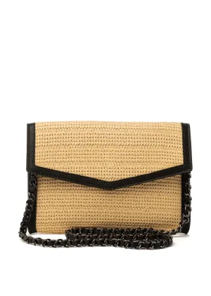 Beth Raffia Clutch