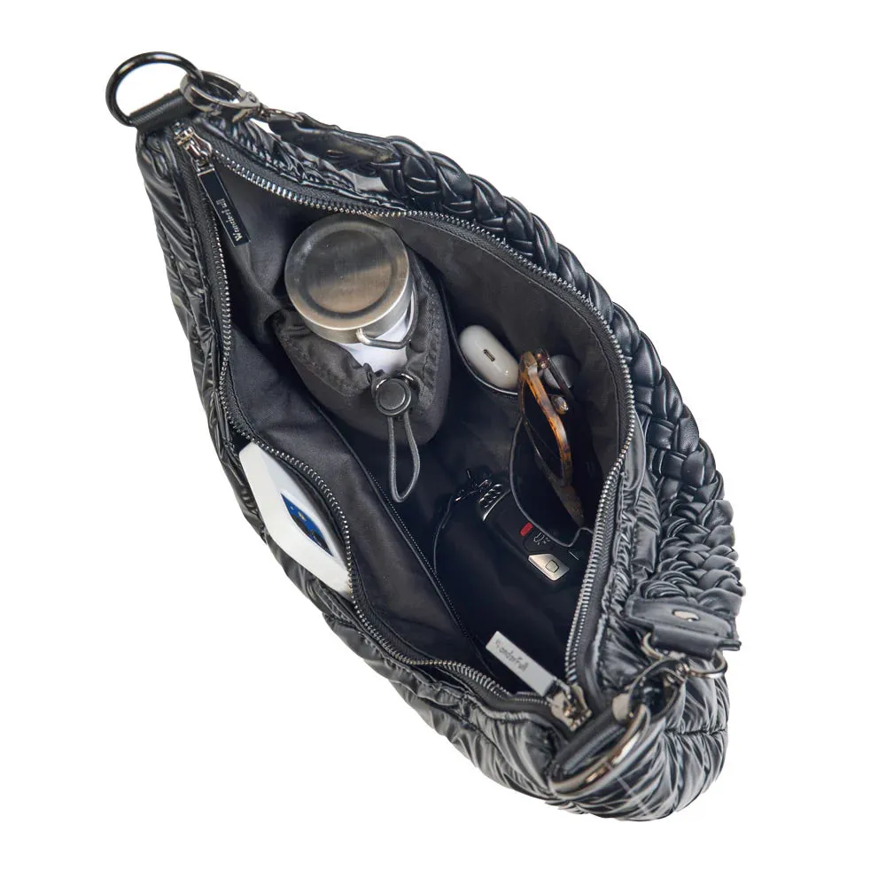 Black Half Moon HydroHobo? Bag - Bottle Included