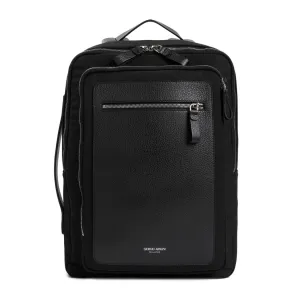 Black Polyester Backpack
