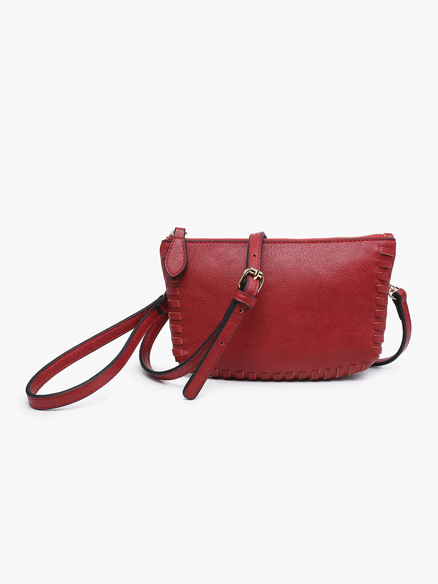Bonnie Vegan Whipstitch Clutch/Crossbody