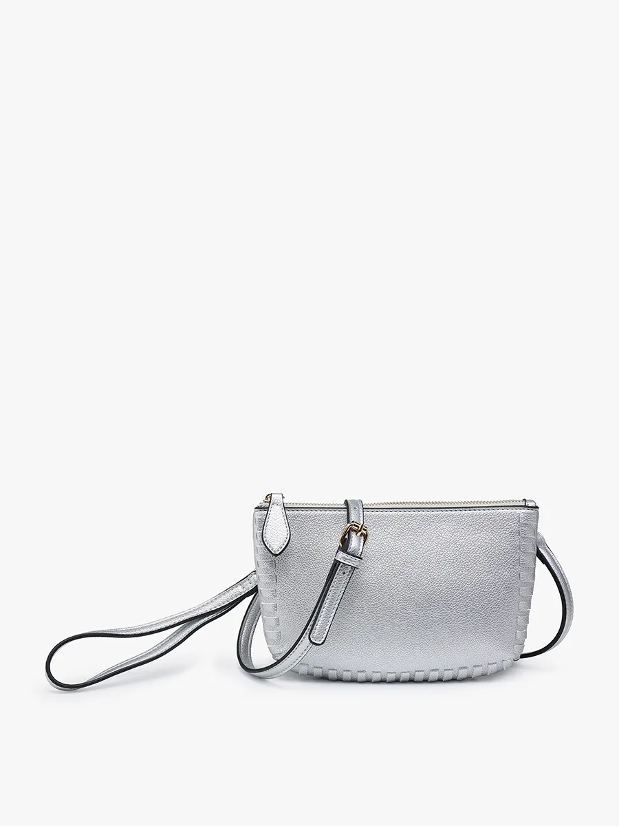 Bonnie Vegan Whipstitch Clutch/Crossbody