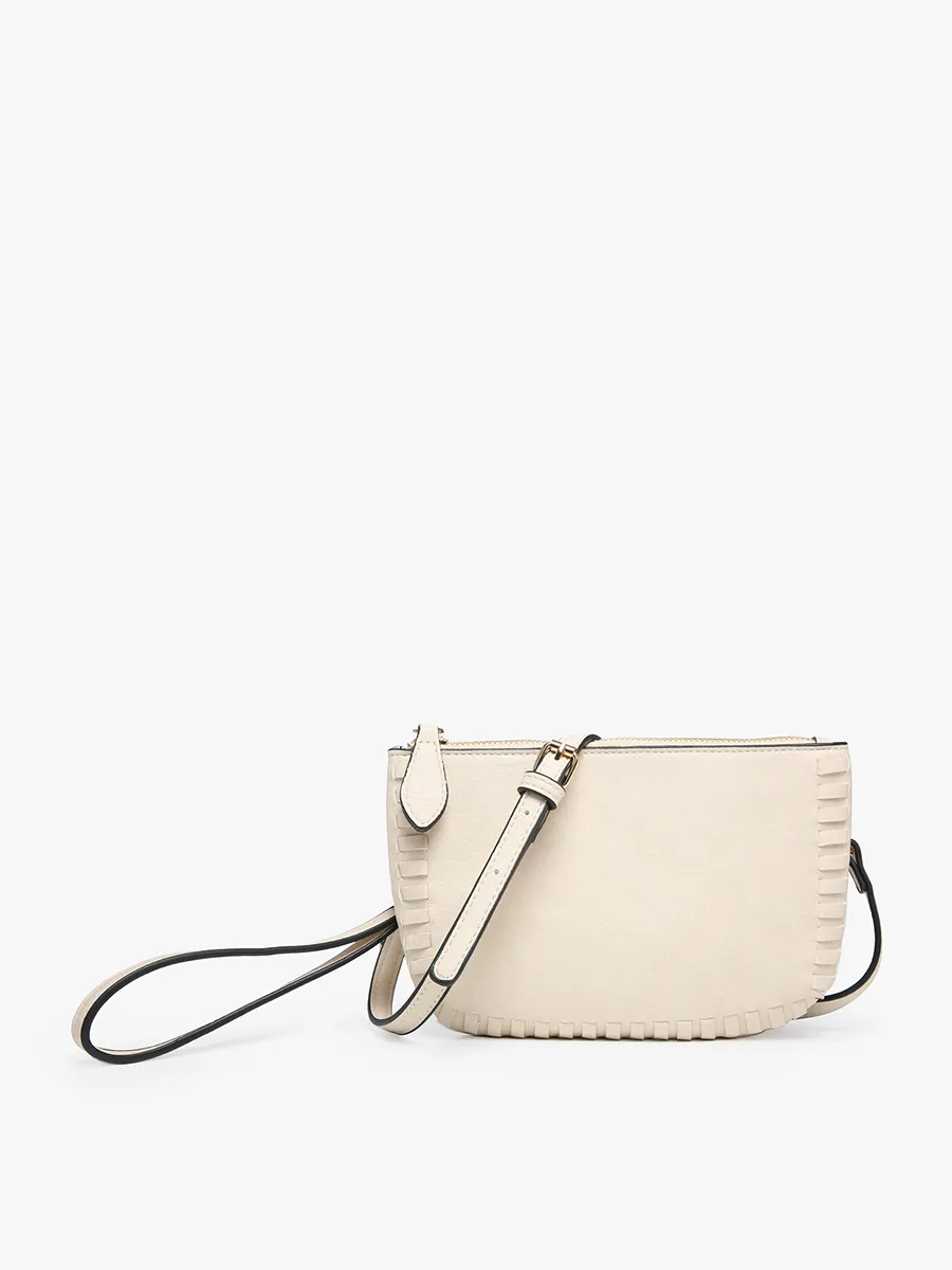 Bonnie Vegan Whipstitch Clutch/Crossbody