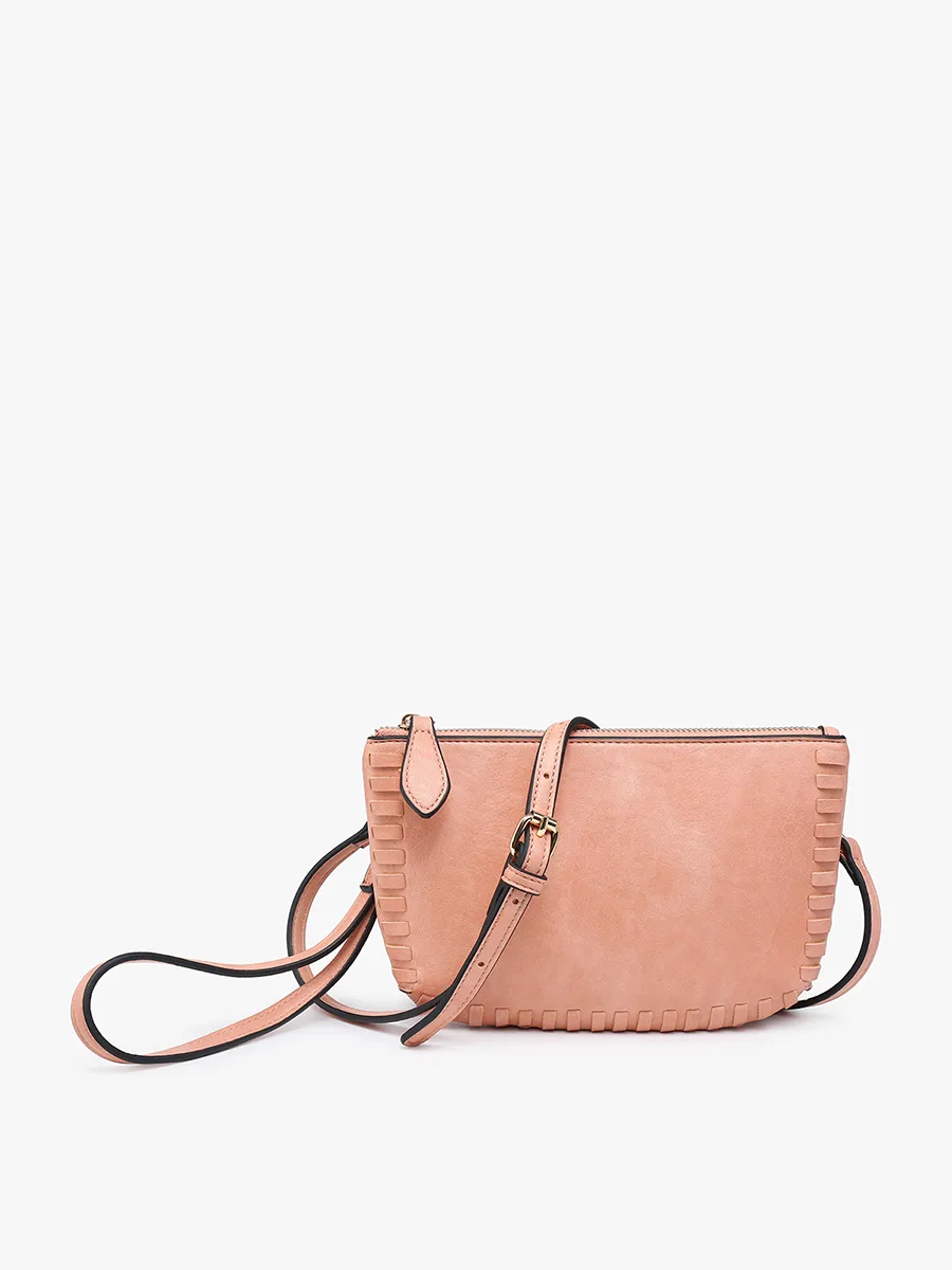Bonnie Vegan Whipstitch Clutch/Crossbody