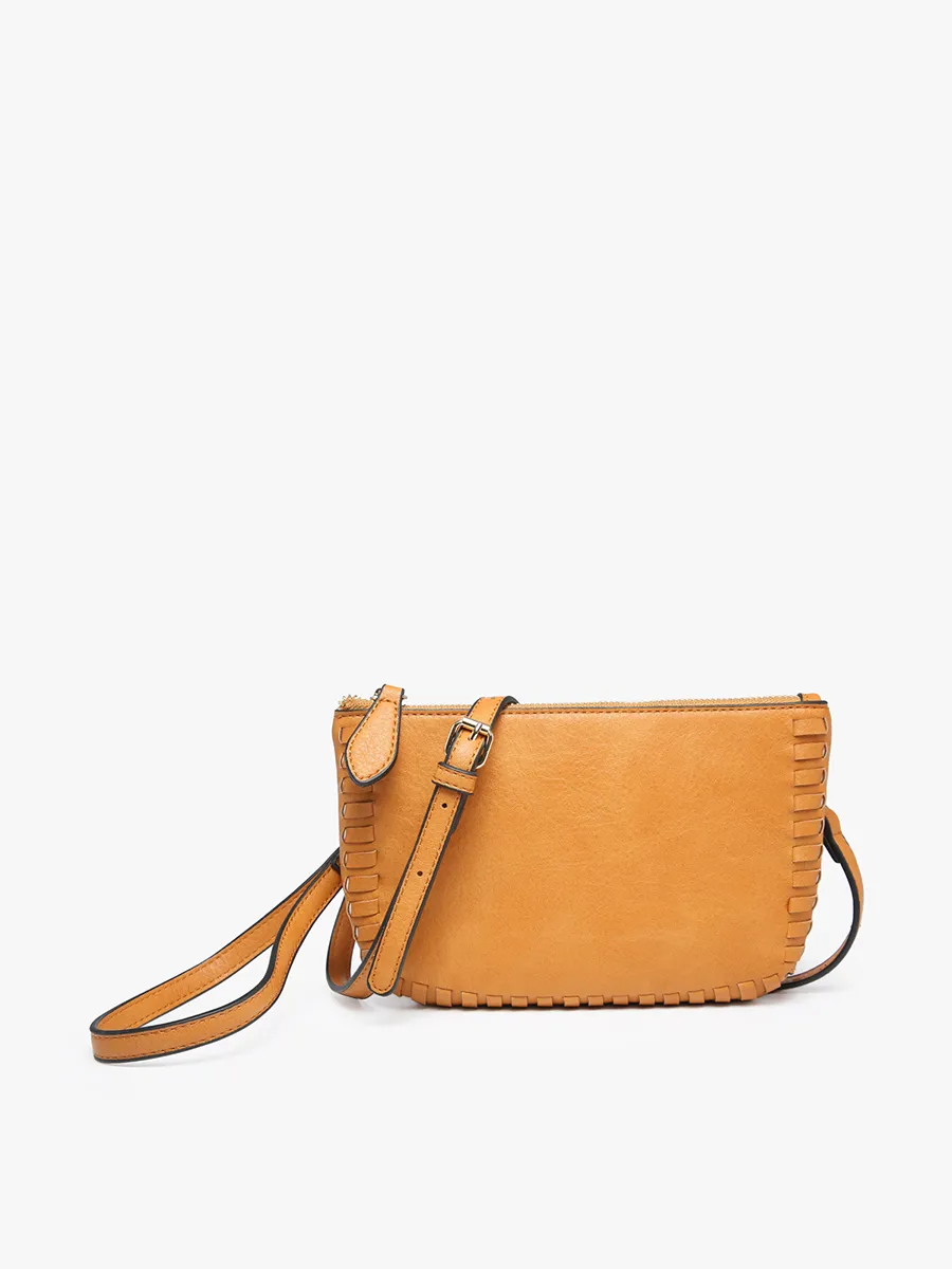 Bonnie Vegan Whipstitch Clutch/Crossbody