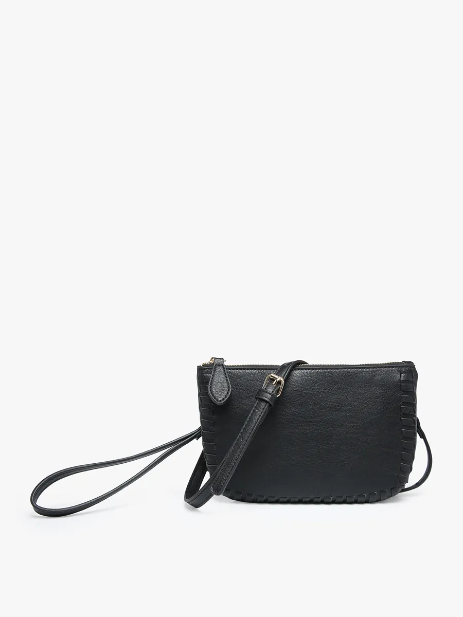 Bonnie Vegan Whipstitch Clutch/Crossbody