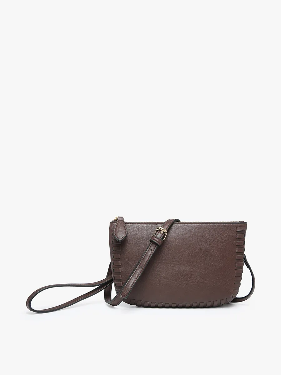 Bonnie Vegan Whipstitch Clutch/Crossbody