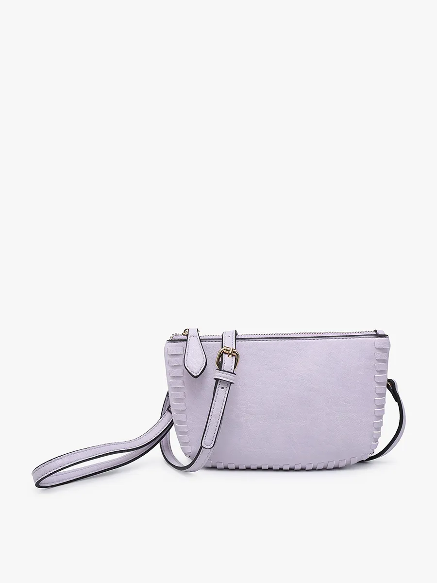 Bonnie Vegan Whipstitch Clutch/Crossbody