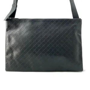 Bottega Veneta Intrecciato Leather Messenger Bag Shoulder Bag (Pre-Owned)
