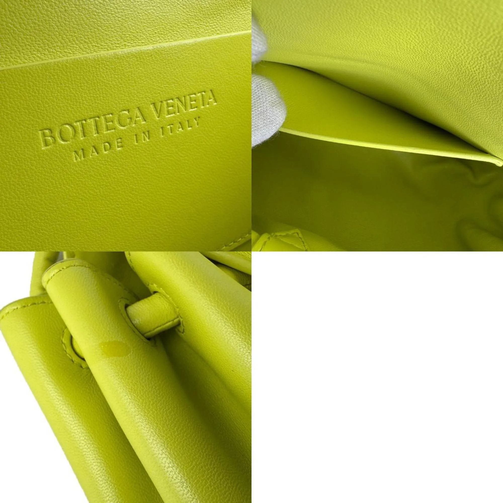 Bottega Veneta yellow Leather Shoulder Bag (Pre-Owned)