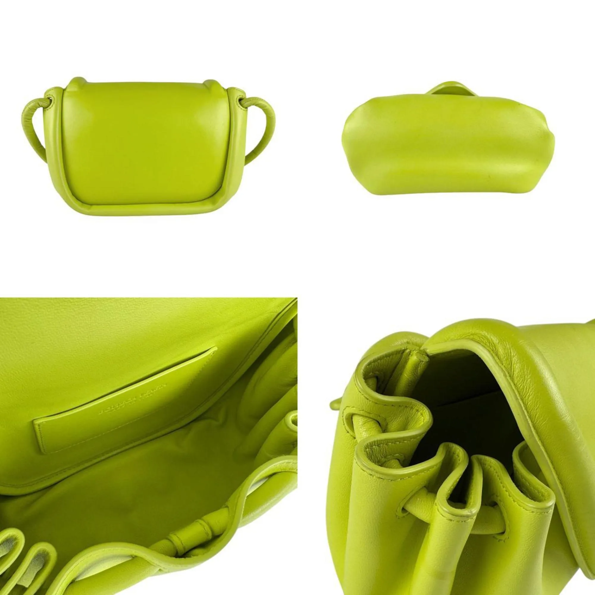 Bottega Veneta yellow Leather Shoulder Bag (Pre-Owned)
