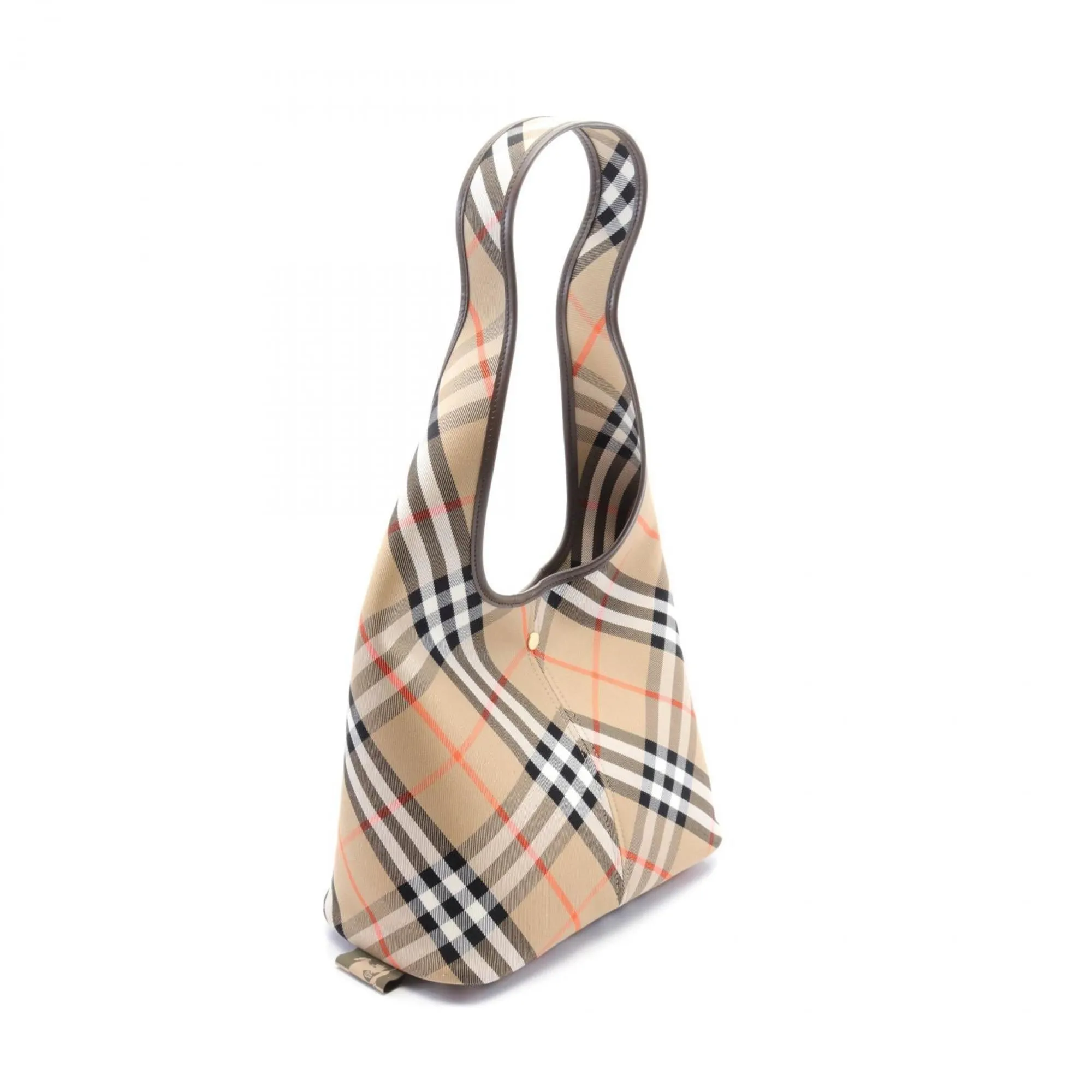 Burberry    Canvas Leather Shoulder Bag