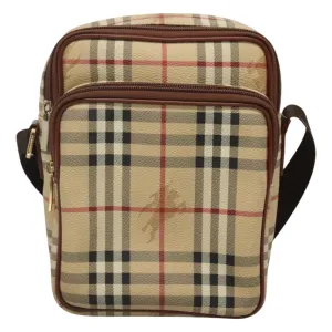Burberry Nova Check Canvas Shoulder Bag (Pre-Owned)