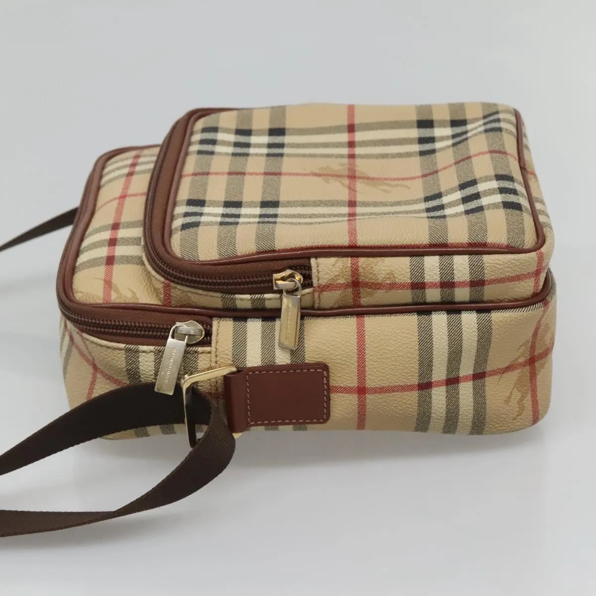 Burberry Nova Check Canvas Shoulder Bag (Pre-Owned)