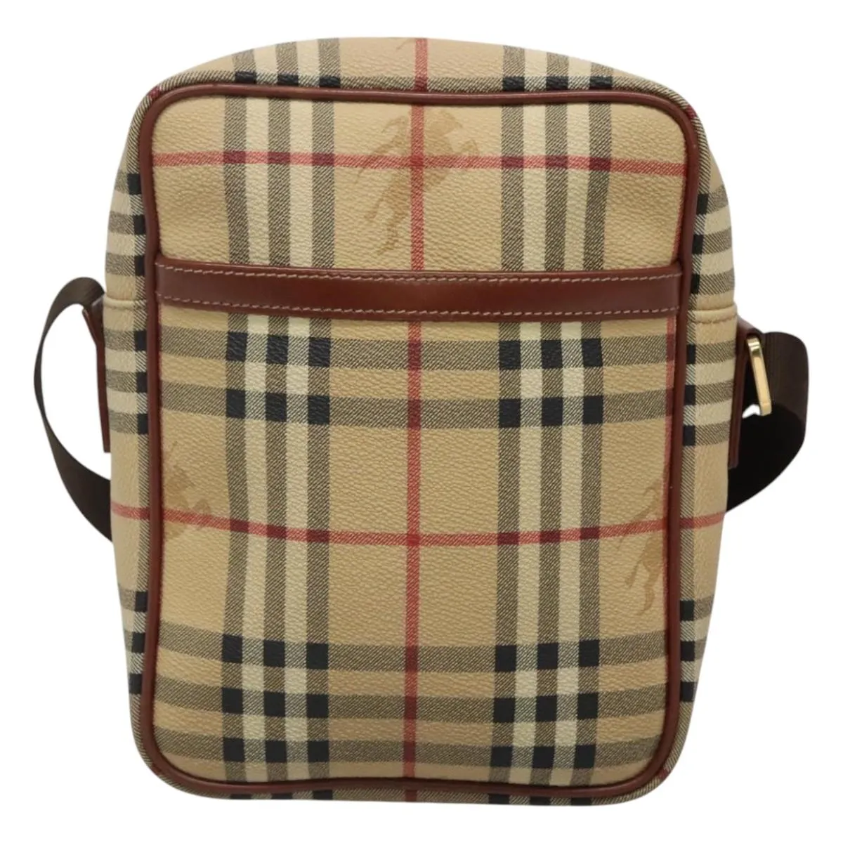 Burberry Nova Check Canvas Shoulder Bag (Pre-Owned)