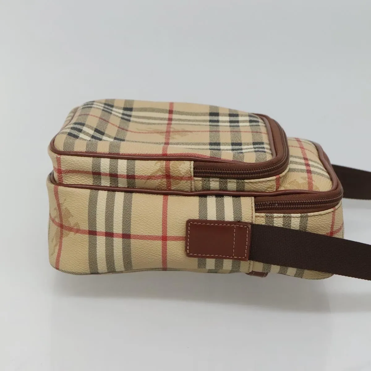 Burberry Nova Check Canvas Shoulder Bag (Pre-Owned)