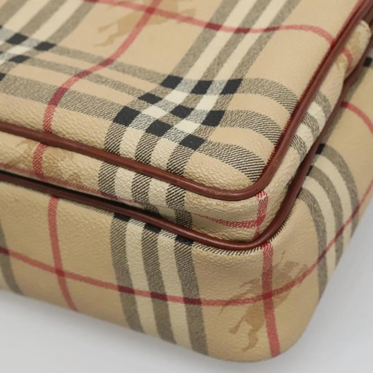 Burberry Nova Check Canvas Shoulder Bag (Pre-Owned)
