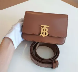 Burberry Shoulder Bag - Timeless Luxury (Brown)