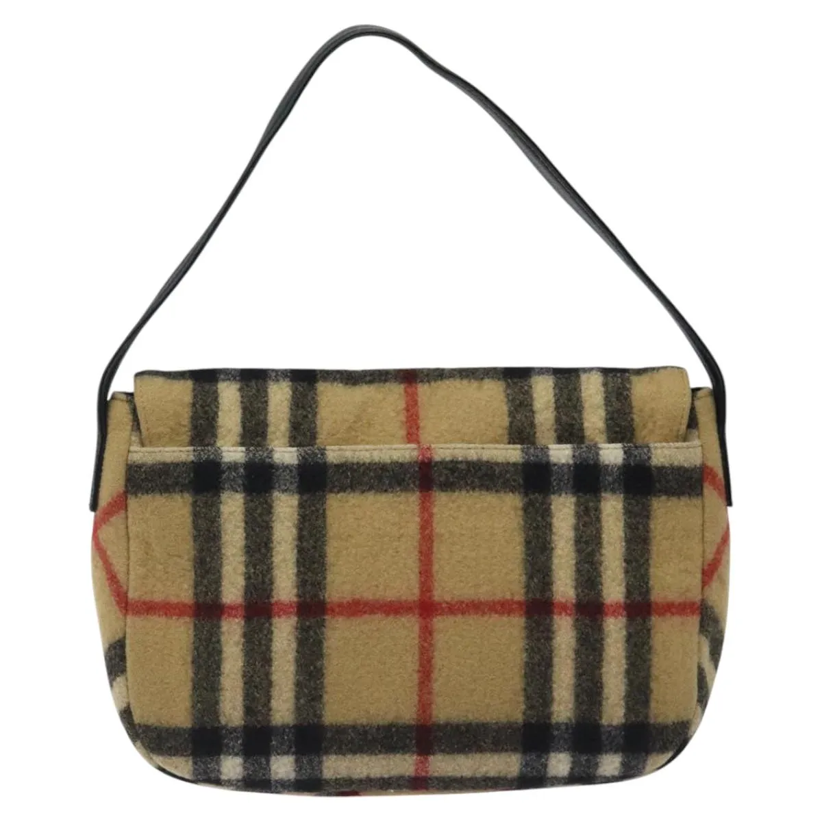 Burberry Wool Shoulder Bag (Pre-Owned)