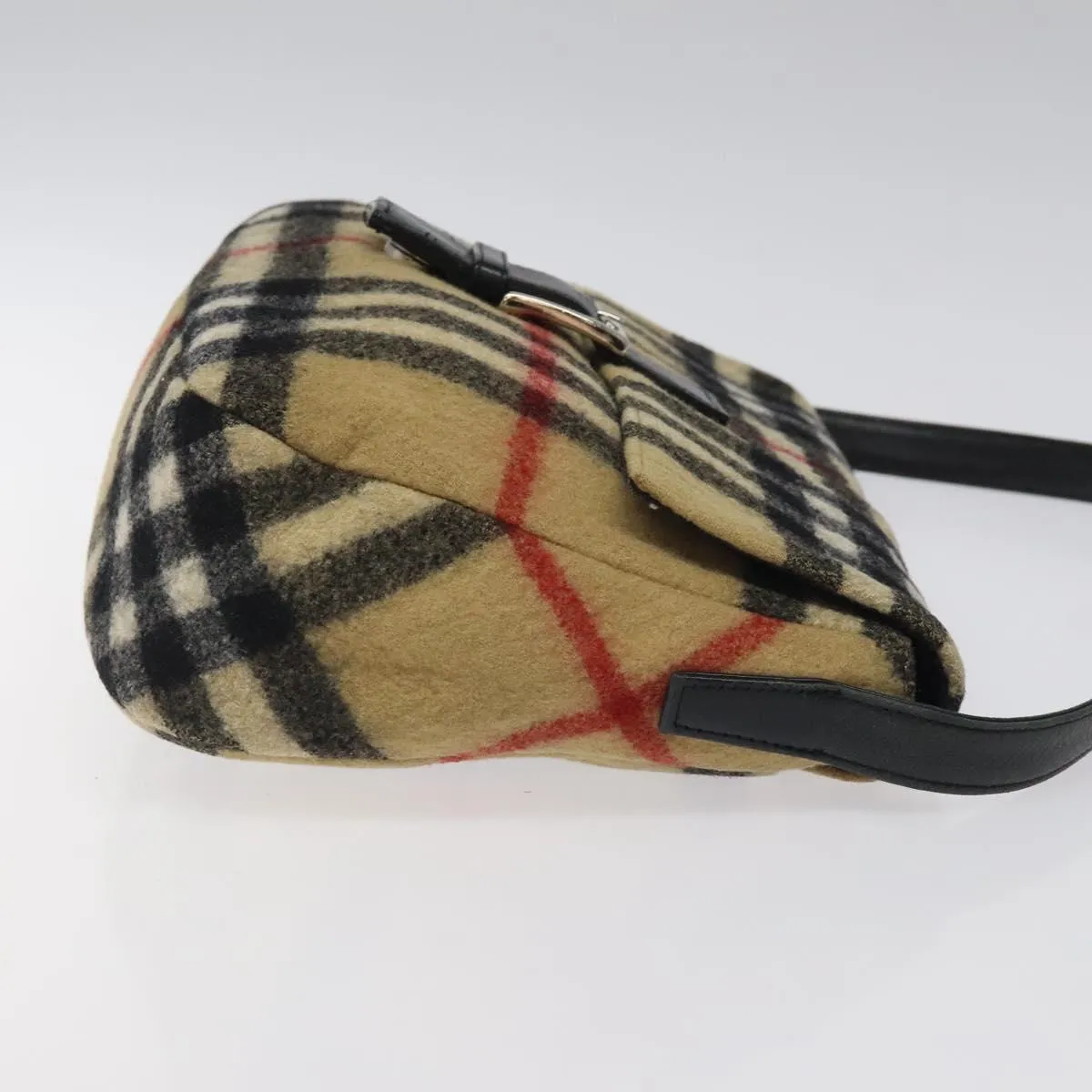 Burberry Wool Shoulder Bag (Pre-Owned)