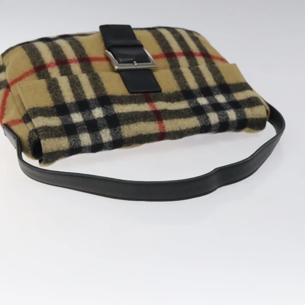 Burberry Wool Shoulder Bag (Pre-Owned)