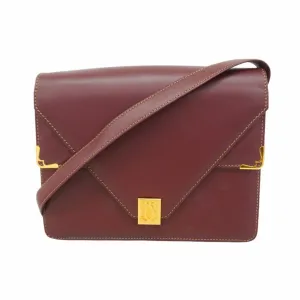 Cartier Leather Shoulder Bag (Pre-Owned)