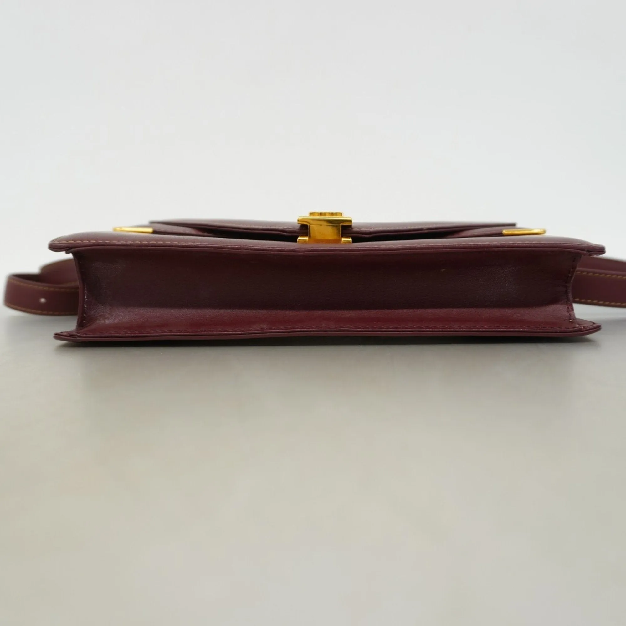 Cartier Leather Shoulder Bag (Pre-Owned)