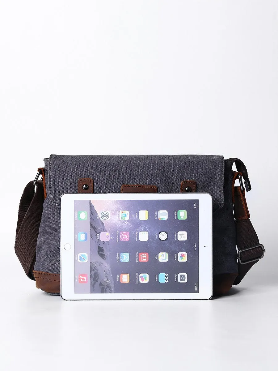 Casual Canvas Mens Womens Simple 10???? Side Bag Green Courier Bag Messenger Bag Backpack for Men