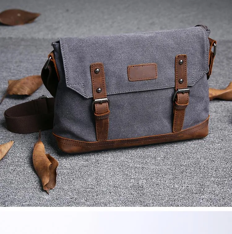Casual Canvas Mens Womens Simple 10???? Side Bag Green Courier Bag Messenger Bag Backpack for Men