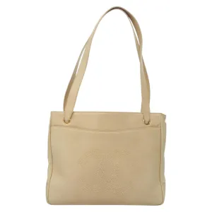 Chanel Coco Mark Leather Shoulder Bag (Pre-Owned)