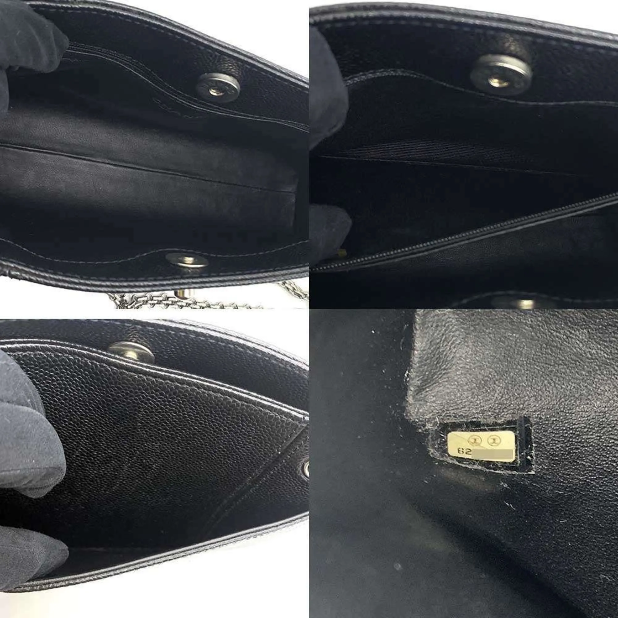 Chanel Grained Calfskin Shoulder Bag (Pre-Owned)