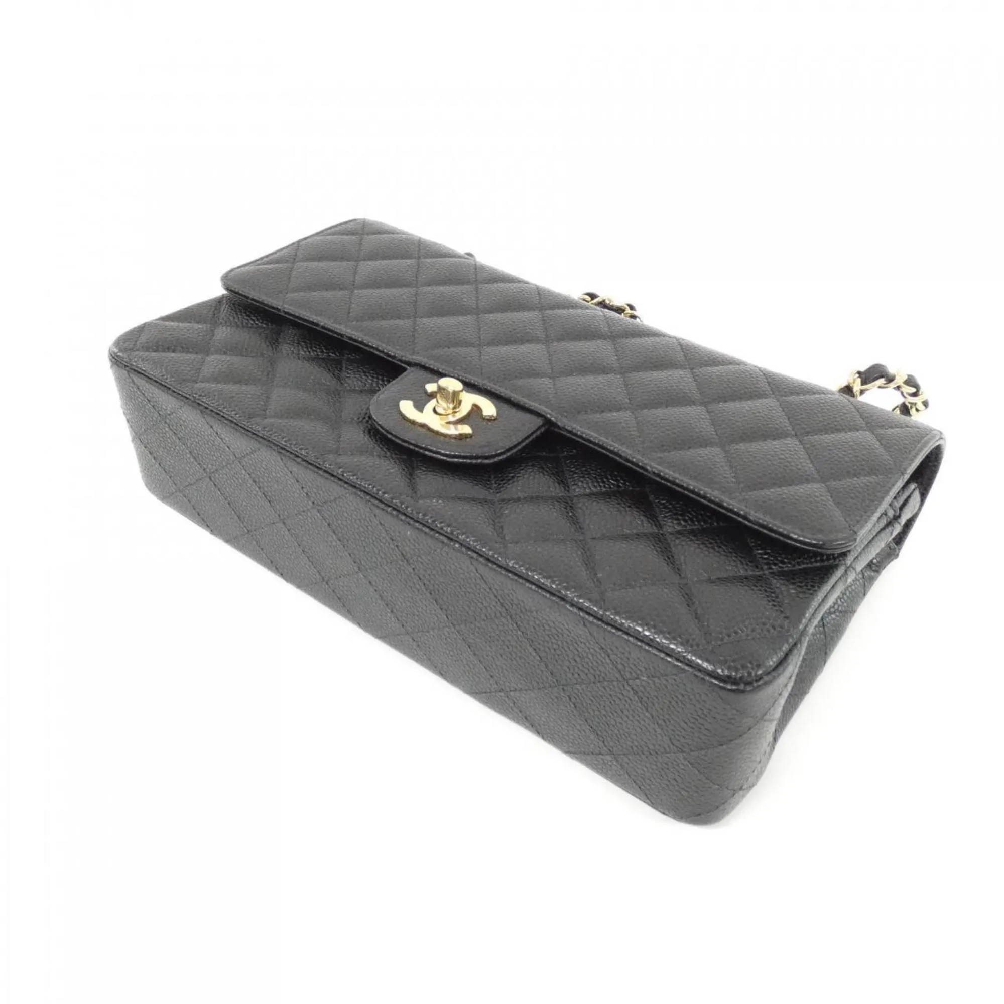 Chanel Grained Calfskin Shoulder Bag (Pre-Owned)
