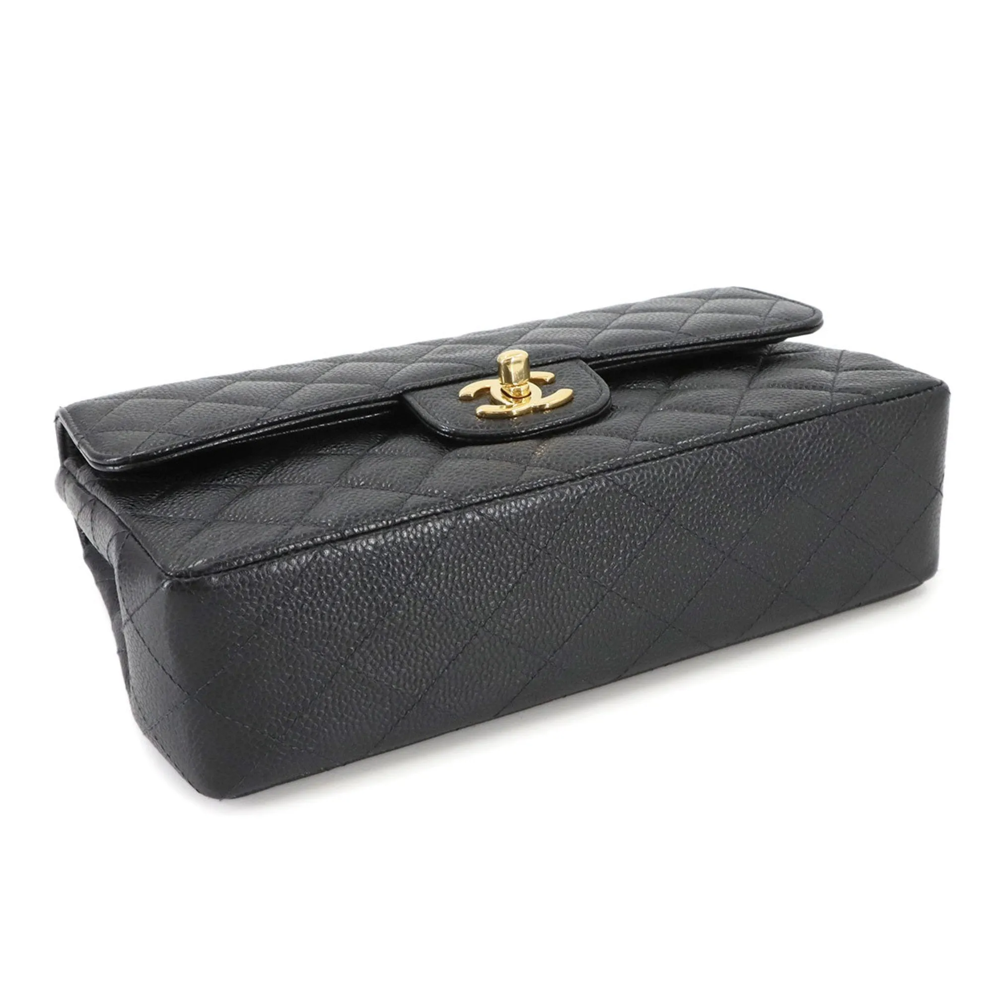 Chanel Grained Calfskin Shoulder Bag (Pre-Owned)
