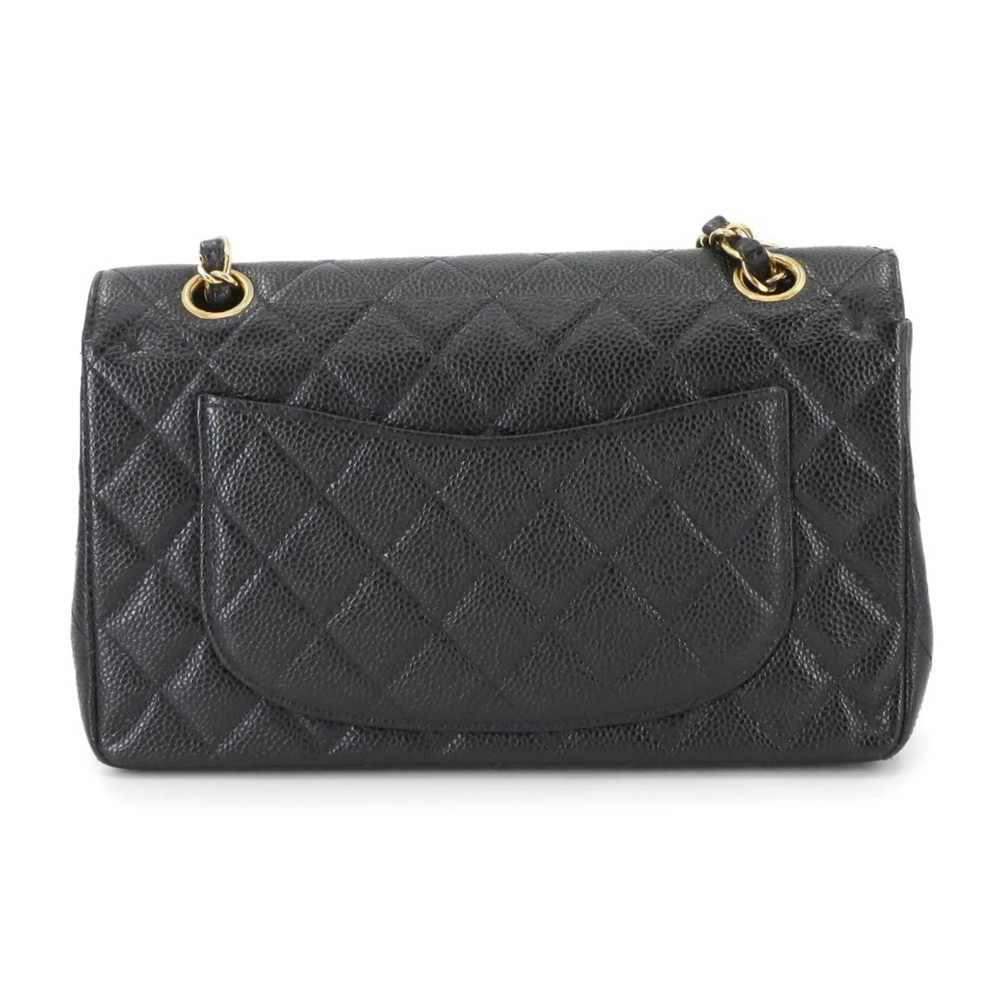 Chanel Grained Calfskin Shoulder Bag (Pre-Owned)