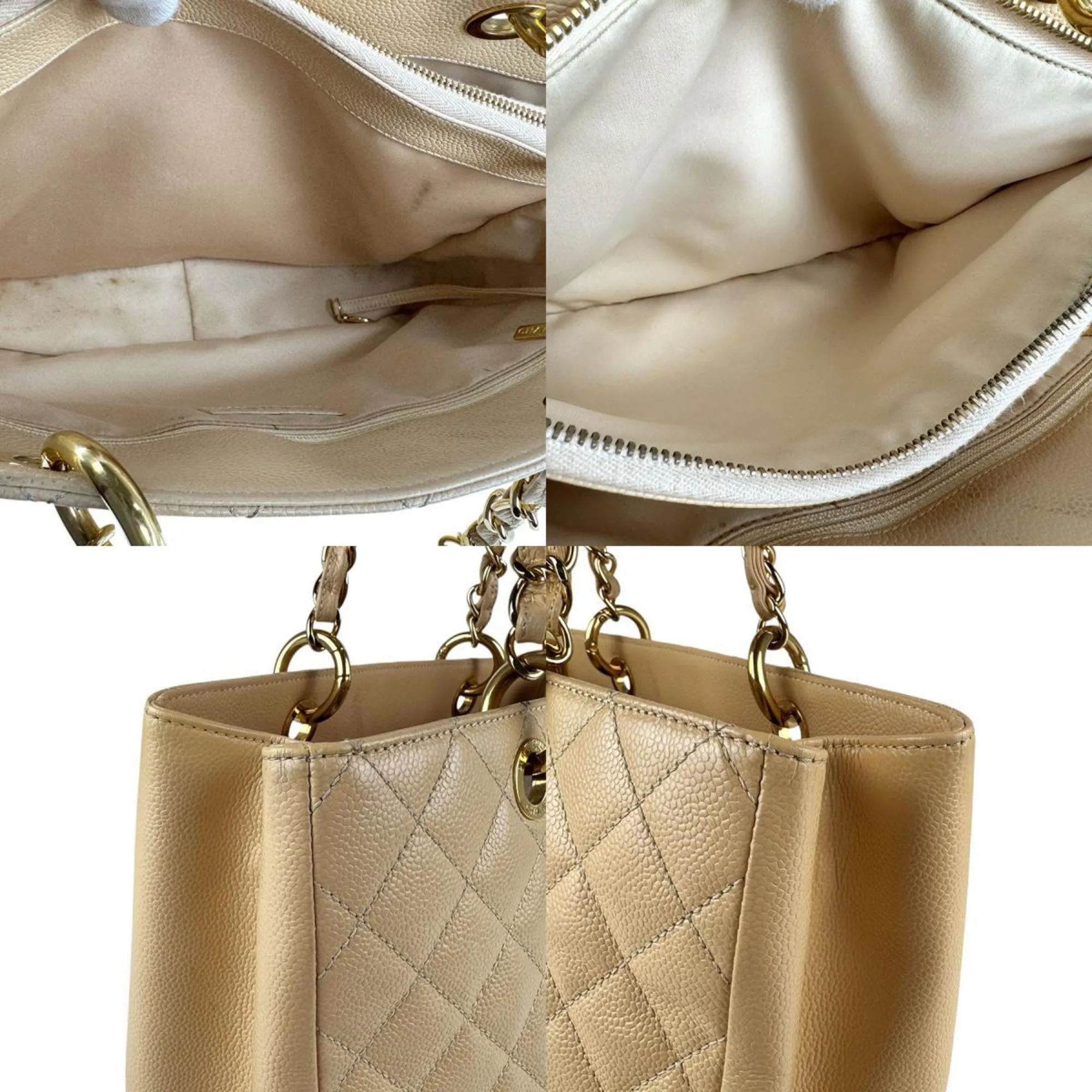 Chanel Grained Calfskin Shoulder Bag (Pre-Owned)