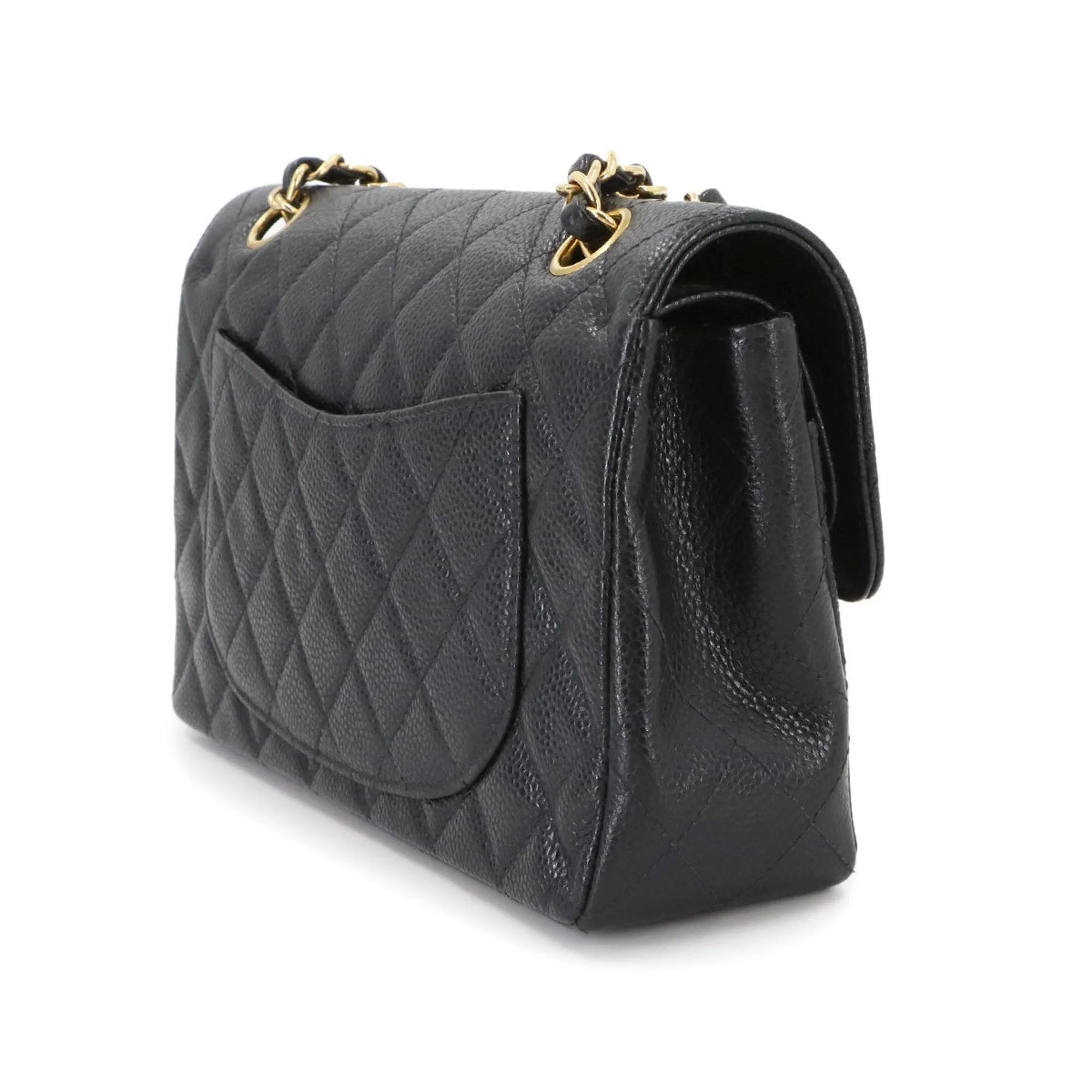 Chanel Grained Calfskin Shoulder Bag (Pre-Owned)